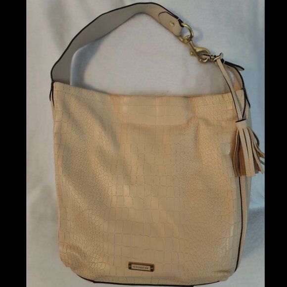 Coach tan satchel bag - Picture 1 of 2